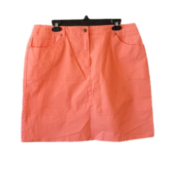 (b1-12) DUCK Head peach skirt 16P - Picture 1 of 3